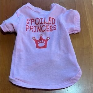 Spoiled Princess Pink dog shirt